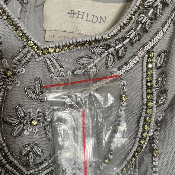NWOT BHLDN BEADED GOWN, size 8 - Picture 12 of 14